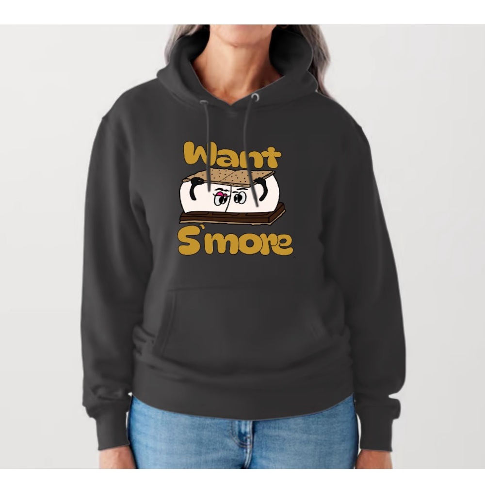 Hoodie designed by me. Soft, and medium in length, it’s perfect for the season.